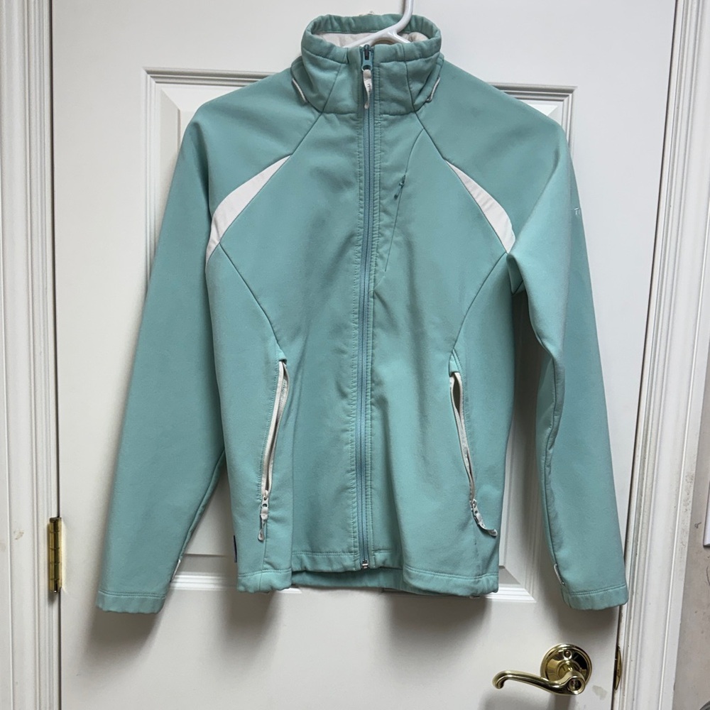 Columbia Titanium Women's Aqua Blue Jacket